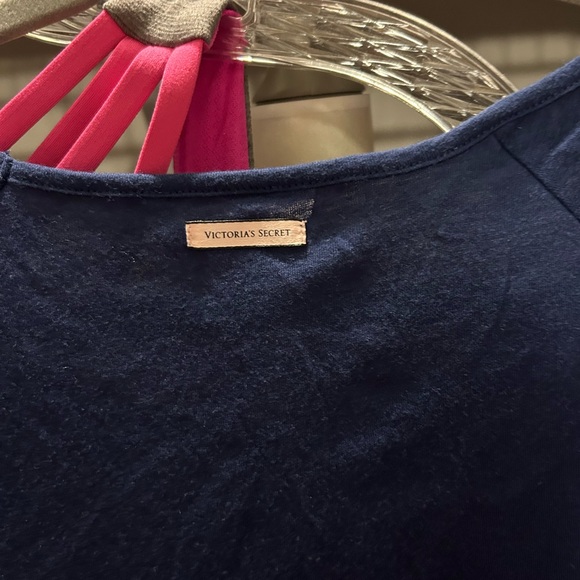 Victoria’s Secret Navy Blue Angel Heart Sleeveless Tank Women’s Size XL Long - Picture 5 of 7